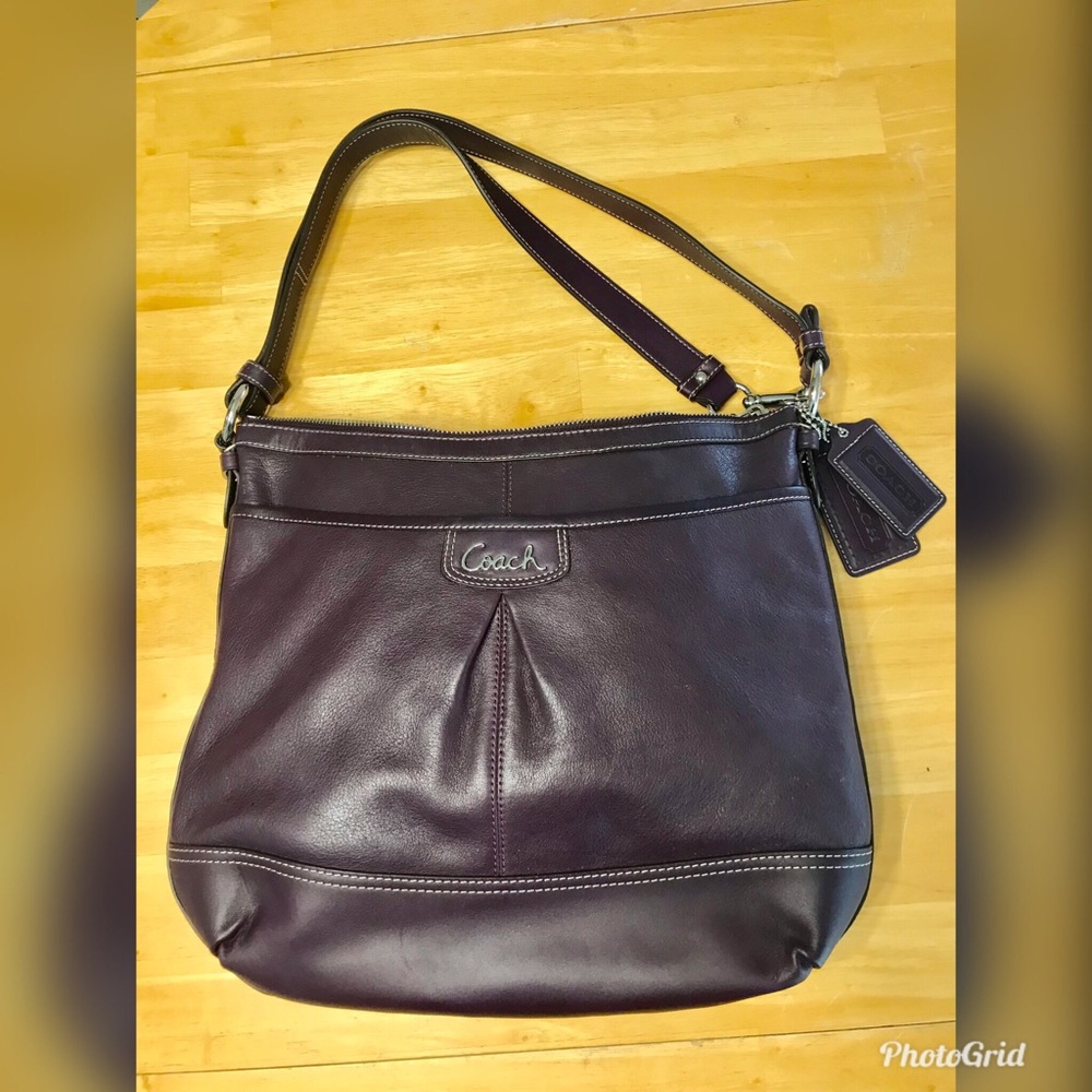 Coach Dark Purple Aubergine bag/purse